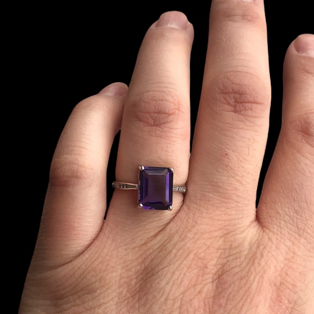 STERLING SILVER AMETHYST - Picture 11 of 12